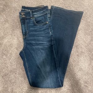 American eagle hi-rise artist flare